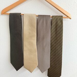 Joseph & Feiss Men's Tie Collection - Black, Cream, Gray, Brown and olive